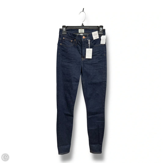 Jeans Skinny By J. Crew In Blue Denim, Size: 4