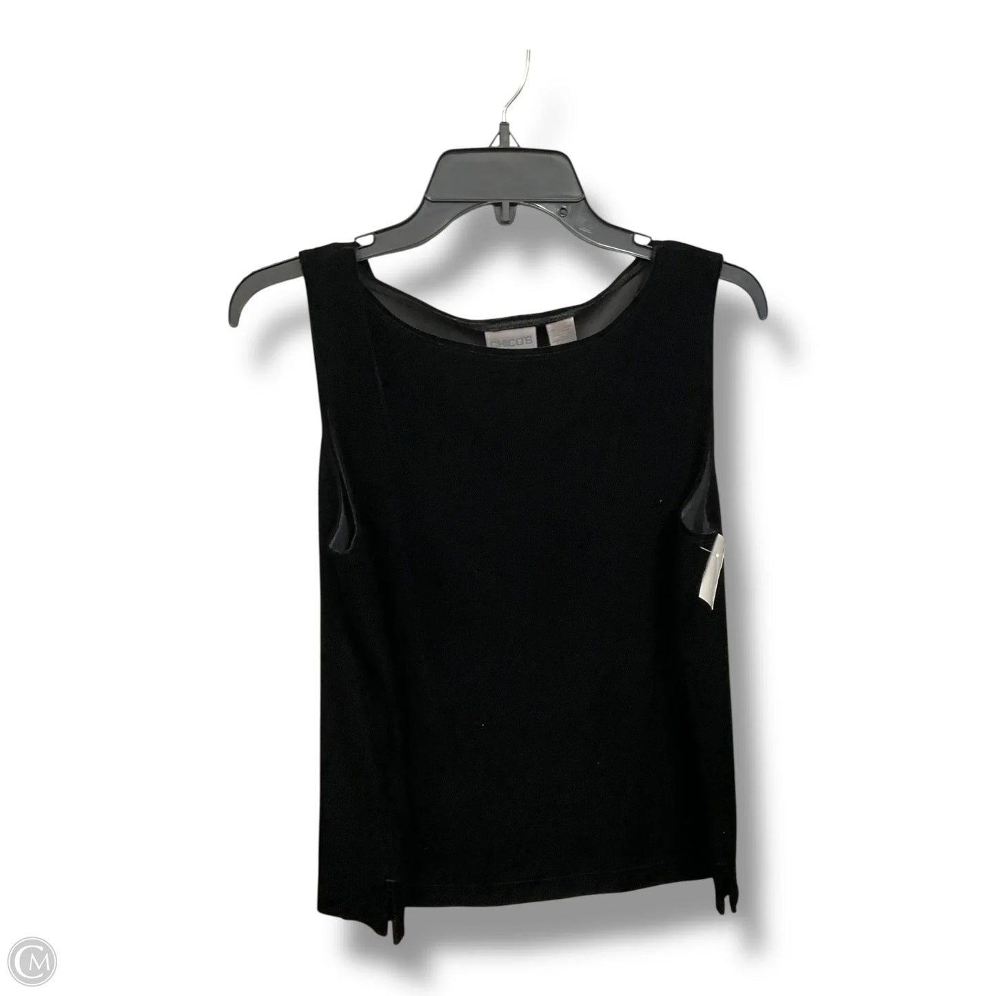 Top Sleeveless Basic By Chicos In Black, Size: L