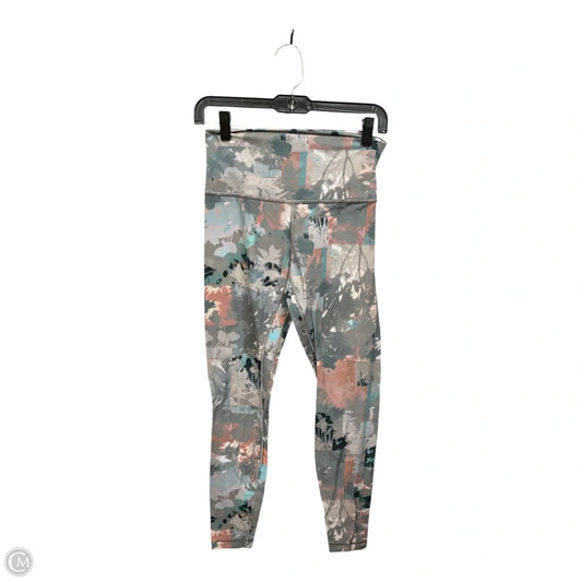 Athletic Leggings By Lululemon In Multi-colored, Size: M