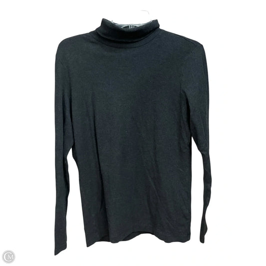 Top Long Sleeve Basic By Eddie Bauer In Grey, Size: L