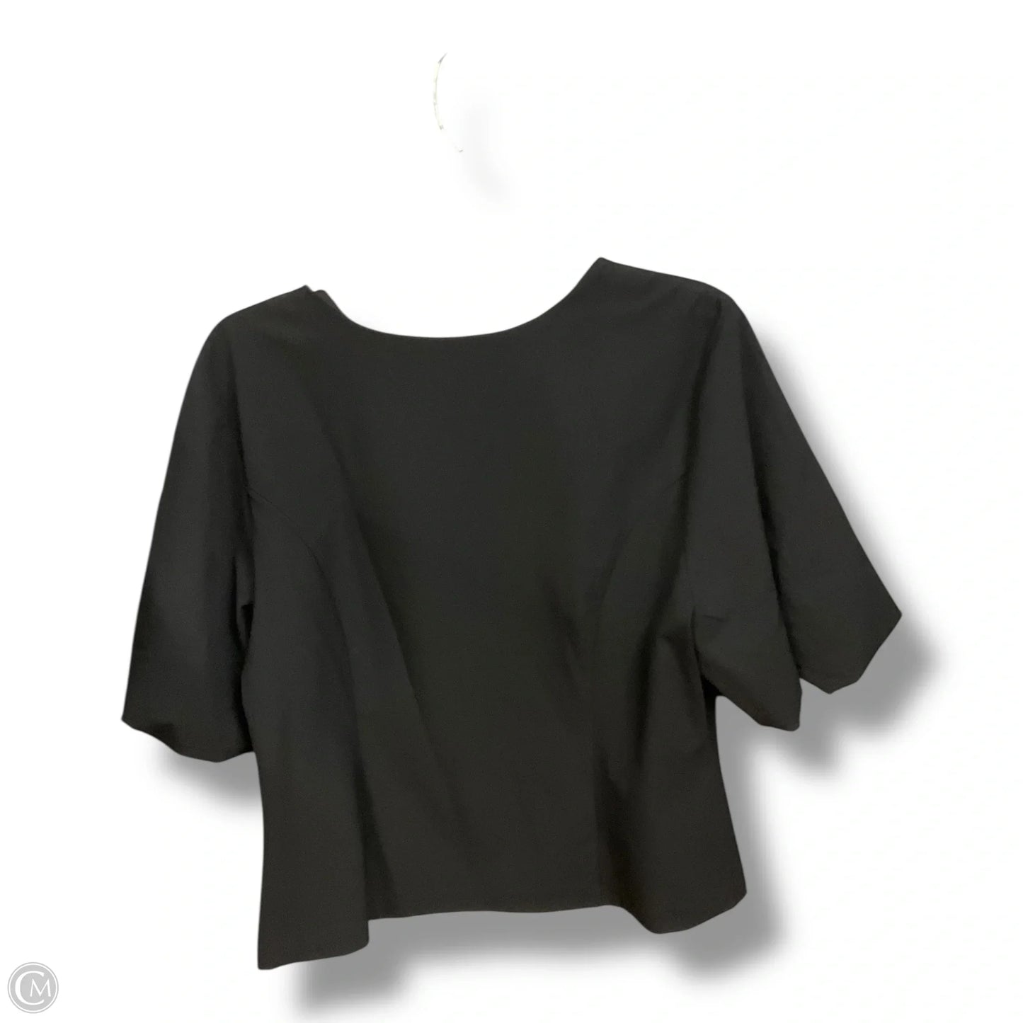 Top Short Sleeve Basic By Ann Taylor In Black, Size: 12