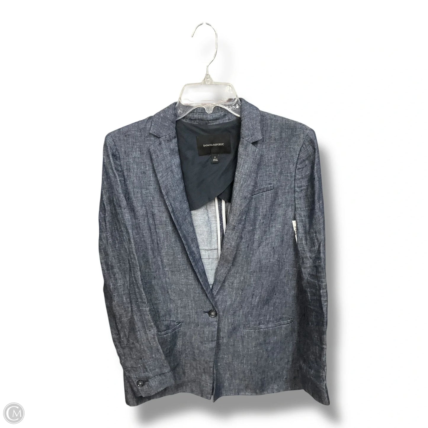 Blazer By Banana Republic In Blue, Size: Xs
