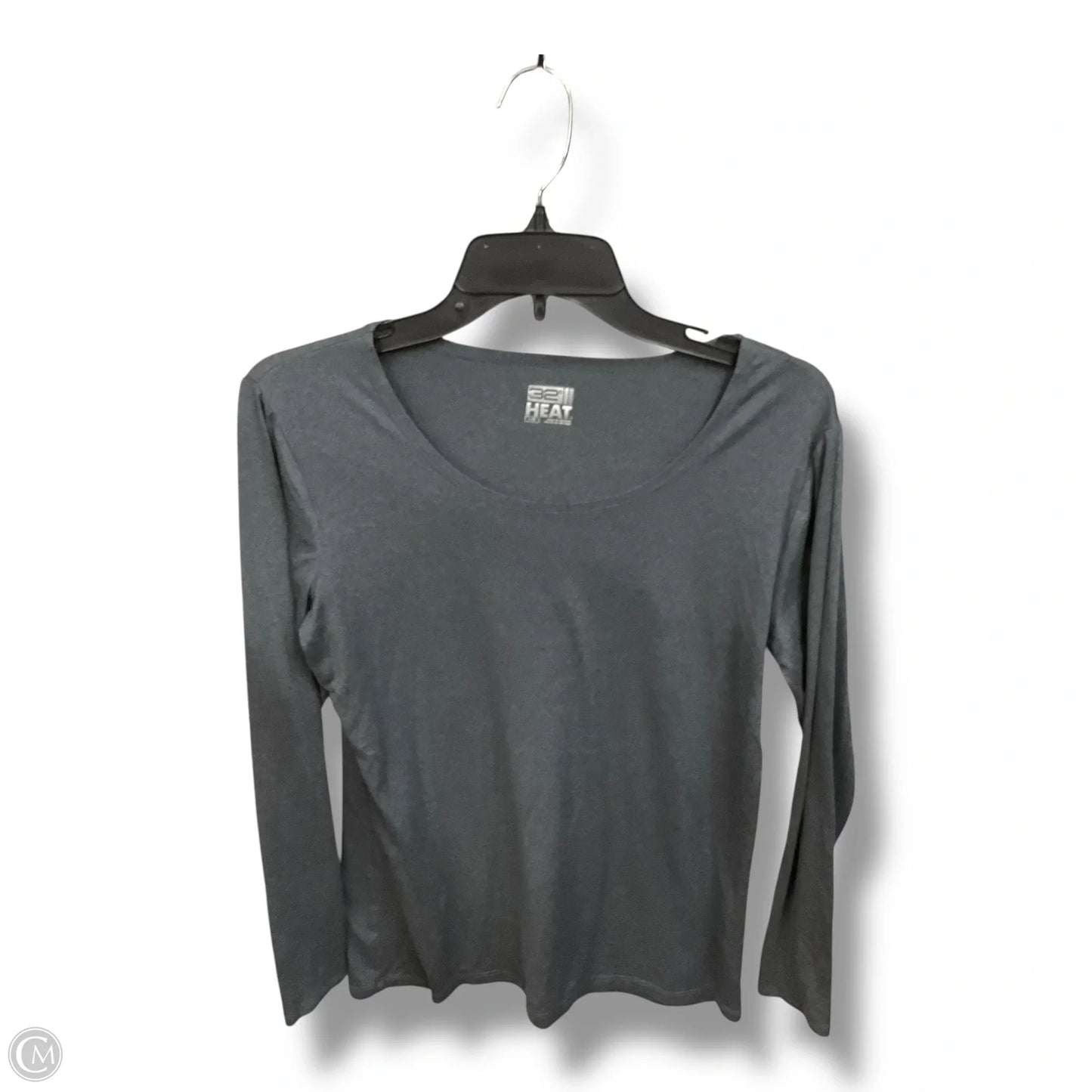 Top Long Sleeve Basic By 32 Degrees In Grey, Size: L