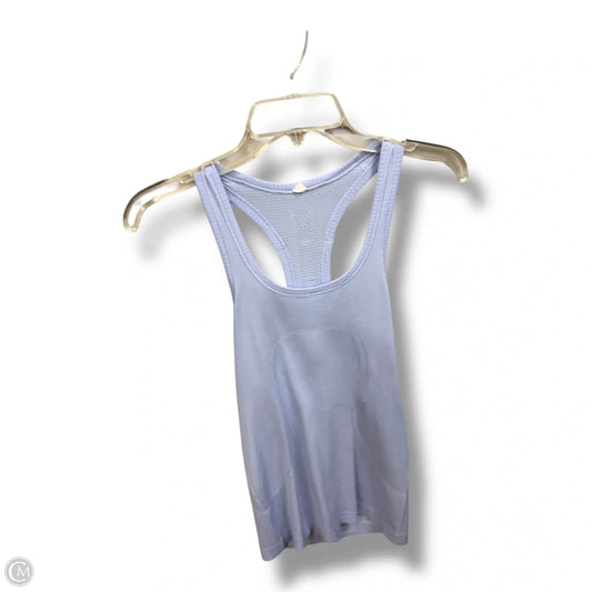 Athletic Tank Top By Lululemon In Blue, Size: S