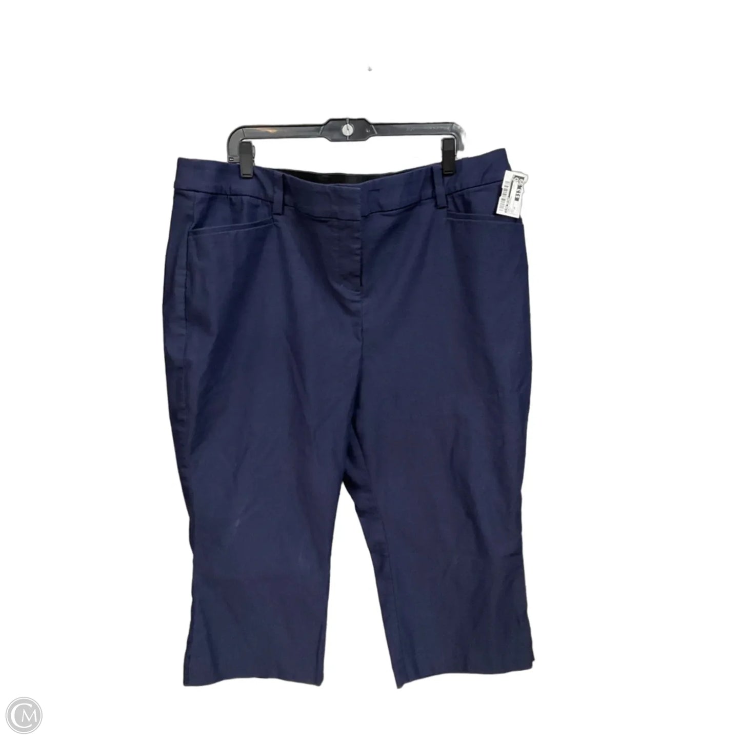 Pants Cropped By Lane Bryant In Navy, Size: 20
