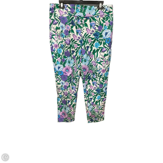 Pants Cropped By Talbots In Multi-colored, Size: 12