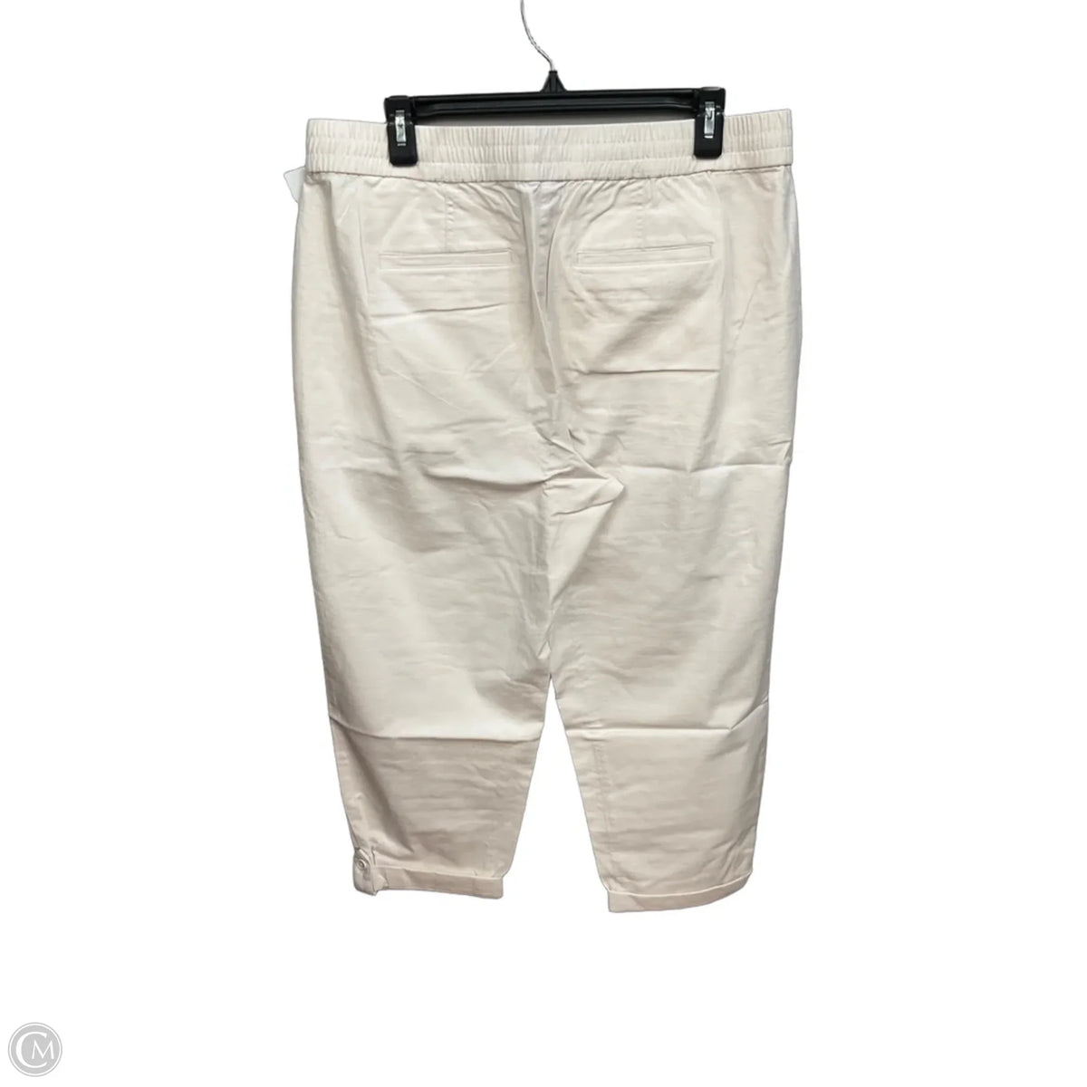 Pants Cropped By Talbots In Cream, Size: L