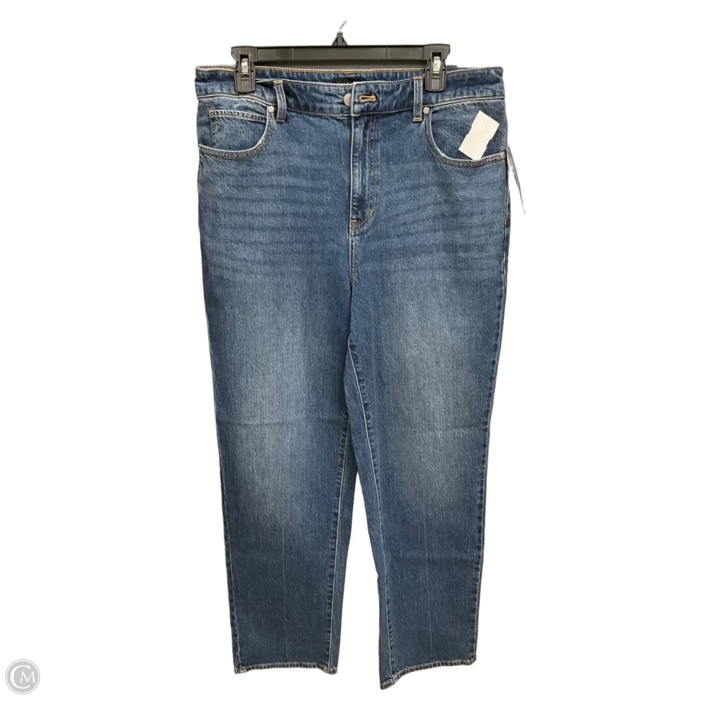 Jeans Straight By Talbots In Blue Denim, Size: 12