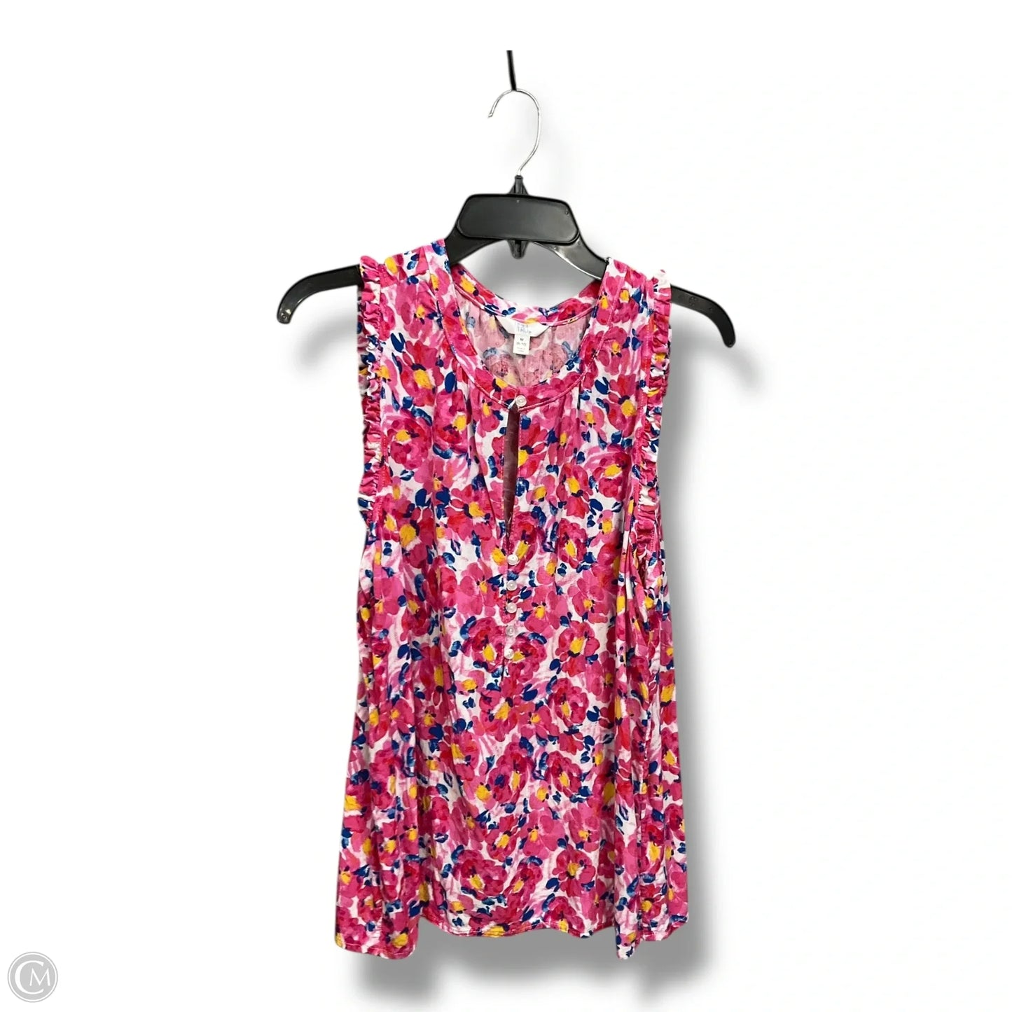 Top Sleeveless By Time And Tru In Multi-colored, Size: M