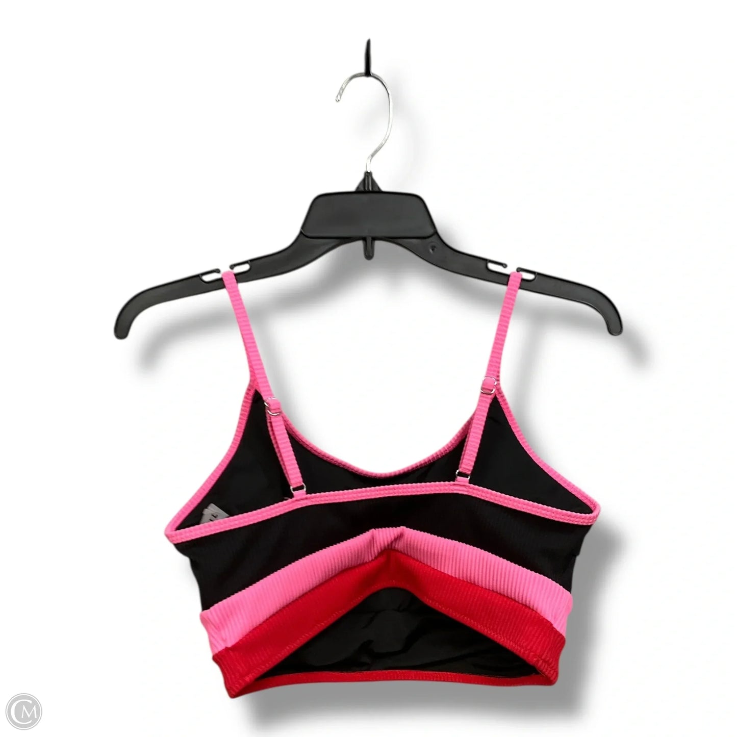 Swimsuit 2pc By Cme In Black & Pink, Size: M
