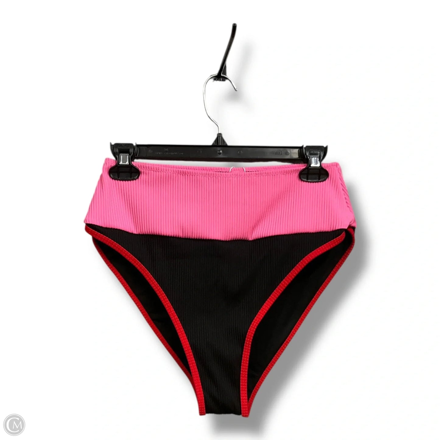 Swimsuit 2pc By Cme In Black & Pink, Size: M