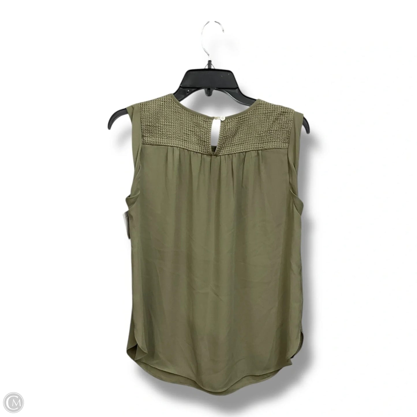 Top Sleeveless By Loft In Green, Size: S