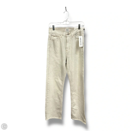 Jeans Straight By Bdg In Cream Denim, Size: 4