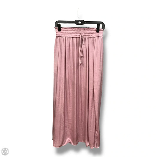 Skirt Maxi By Hem & Thread In Pink, Size: S