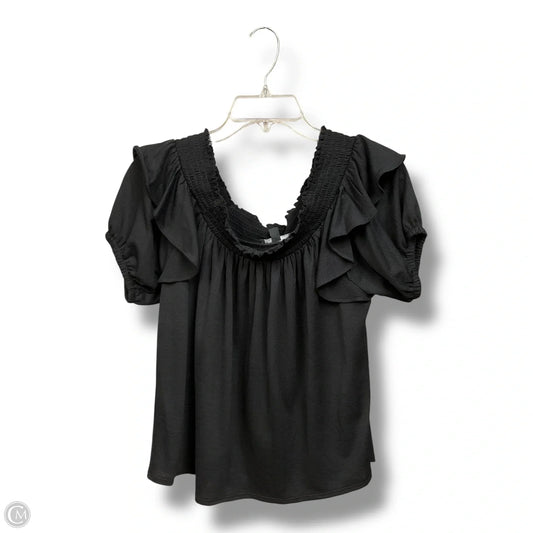 Top Short Sleeve Basic By Inc In Black, Size: S