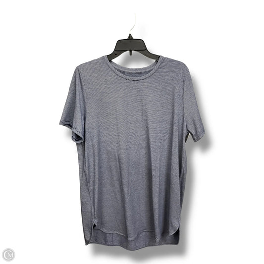 Top Short Sleeve Basic By Lands End In Blue, Size: Xl
