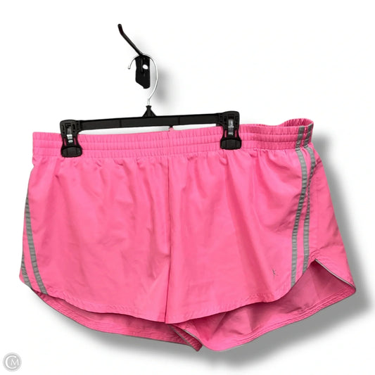 Athletic Shorts By Danskin In Plaid Pattern, Size: Xl