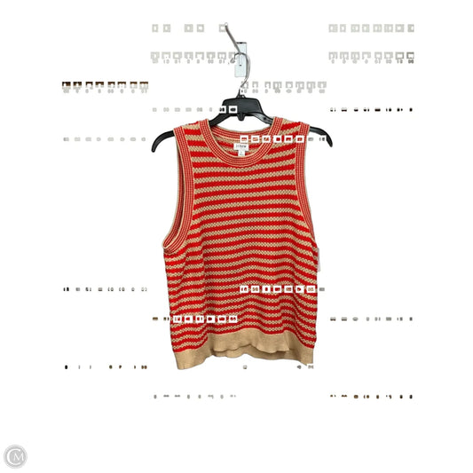 Top Sleeveless By J. Crew In Striped Pattern, Size: L