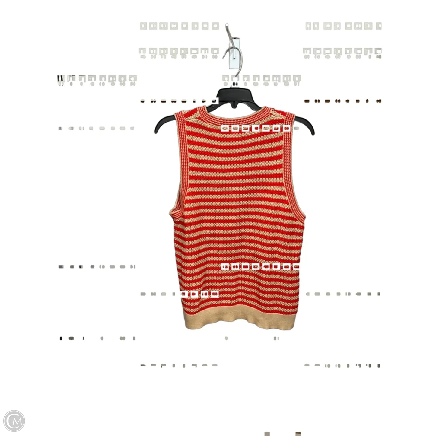 Top Sleeveless By J. Crew In Striped Pattern, Size: L