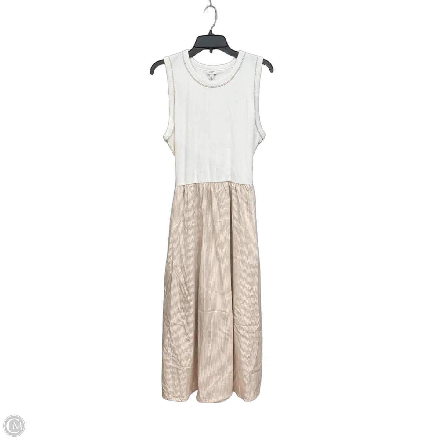 Dress Casual Midi By J. Crew In Striped Pattern, Size: Xl
