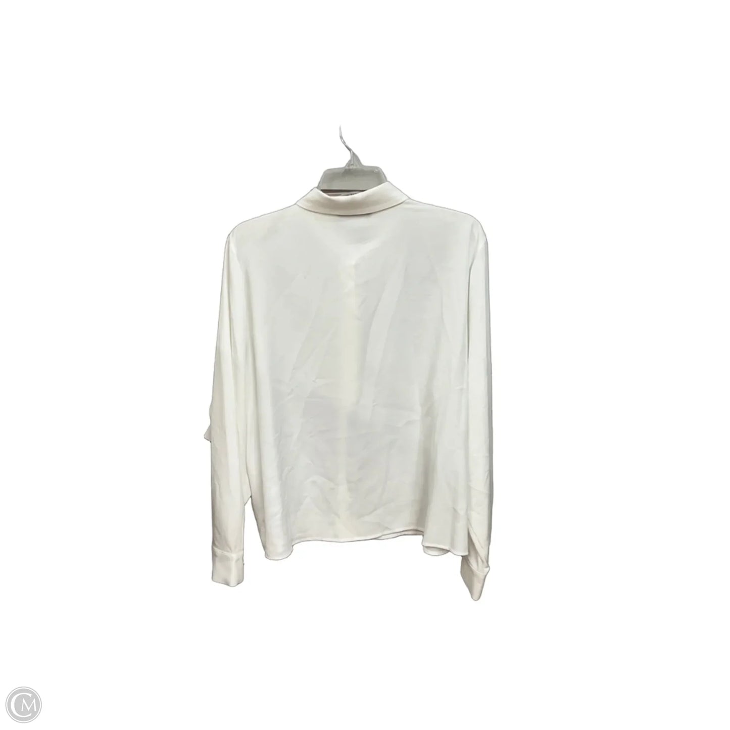 Blouse Designer By Karl Lagerfeld In White, Size: 0x