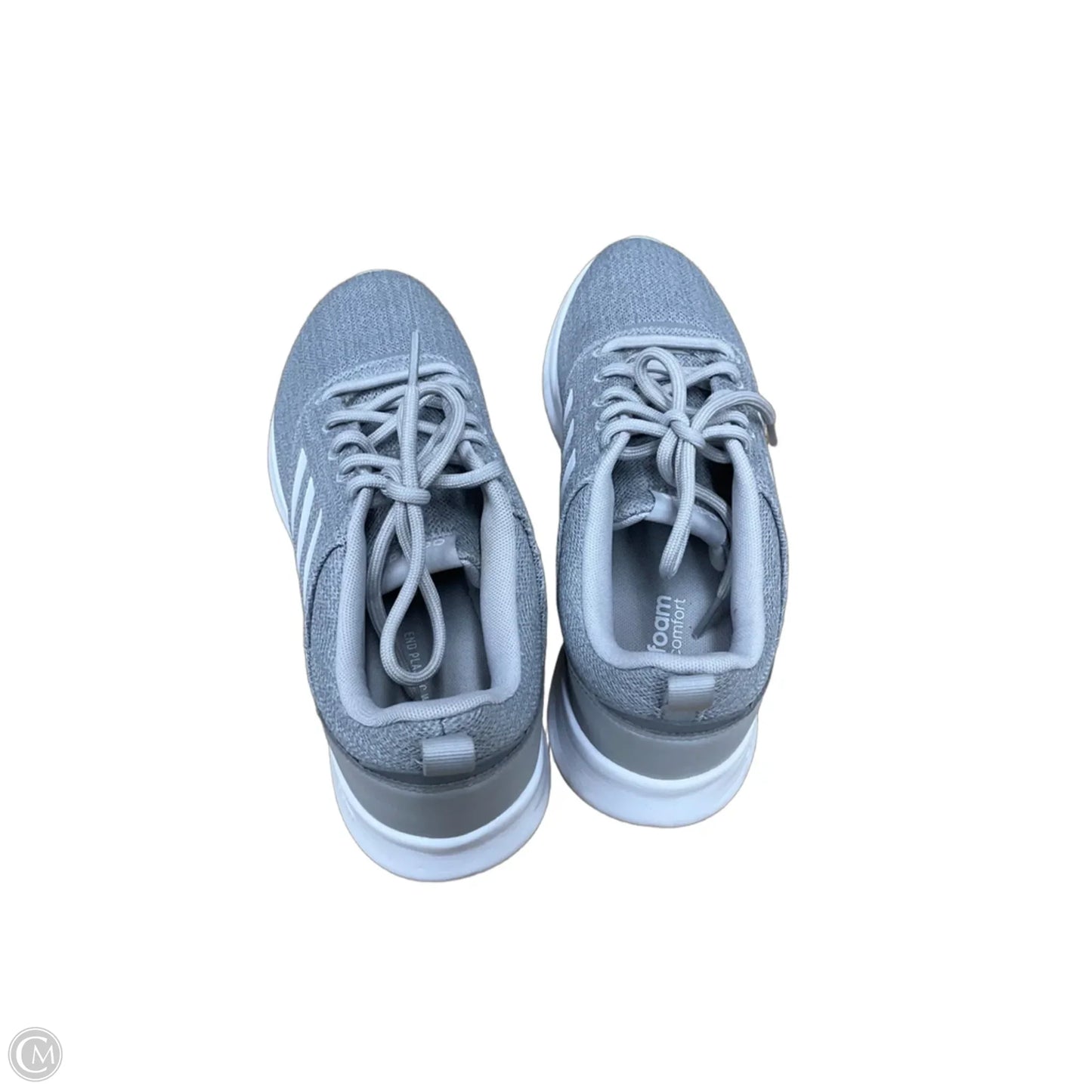 Shoes Athletic By Adidas In Grey, Size: 10