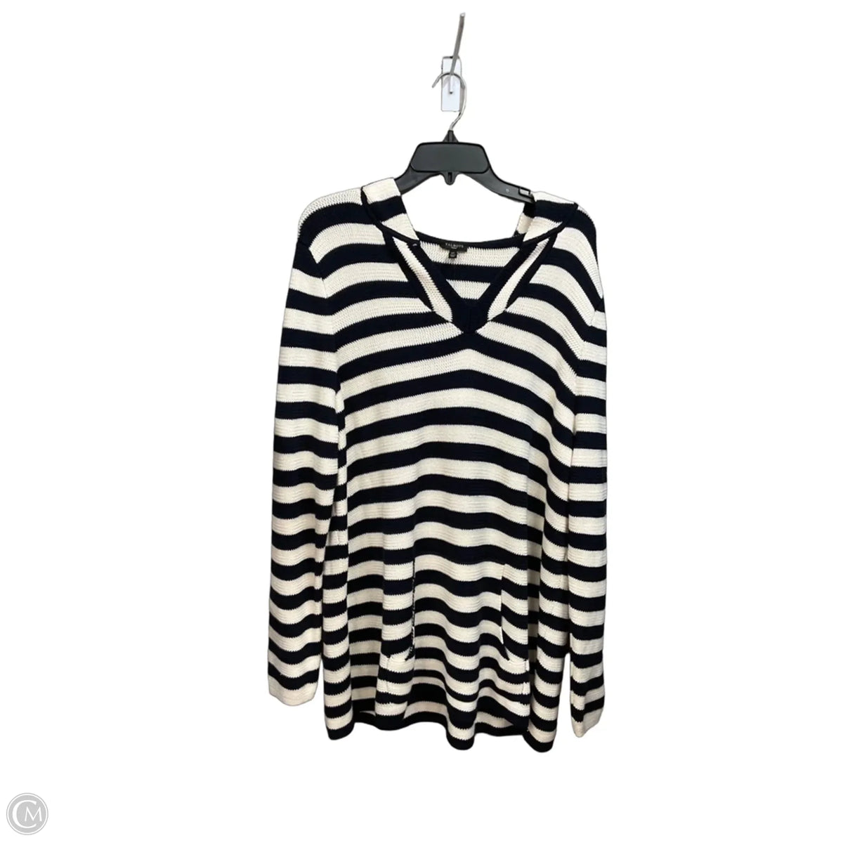 Sweater By Talbots In Striped Pattern, Size: 3x