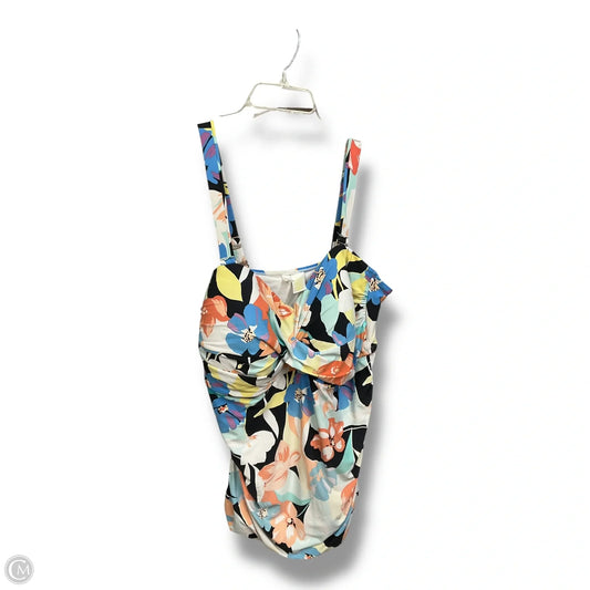 Swimsuit Top By Clothes Mentor In Multi-colored, Size: 3x