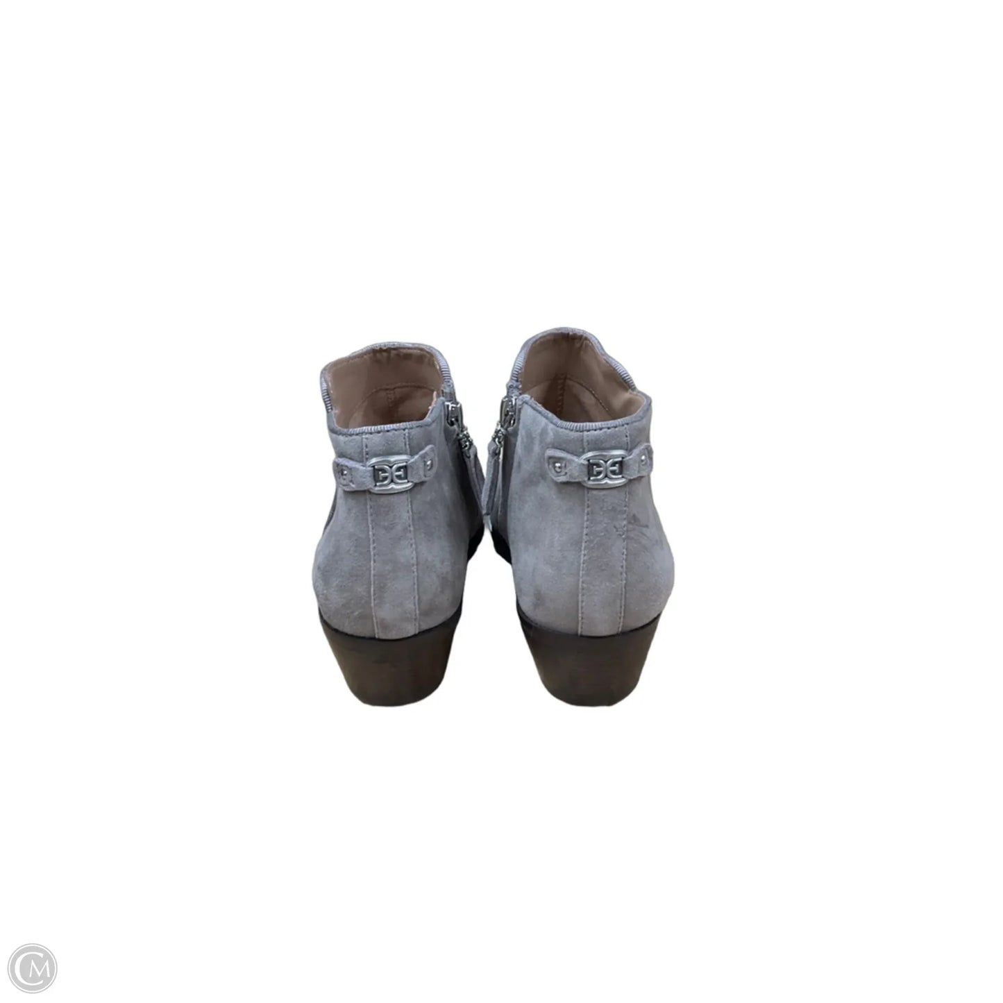 Boots Ankle Heels By Sam Edelman In Grey, Size: 6