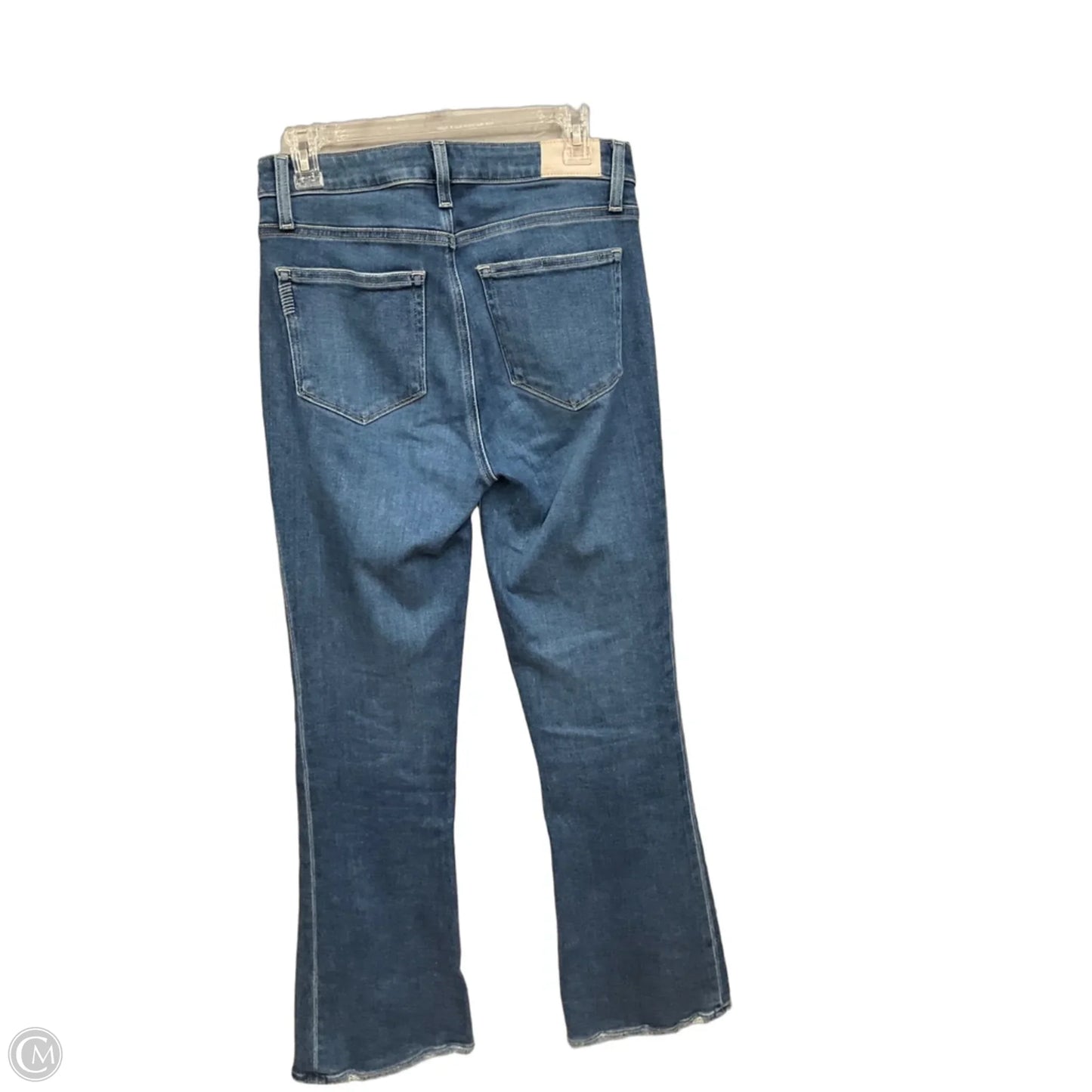 Jeans Flared By Paige In Blue Denim, Size: 8