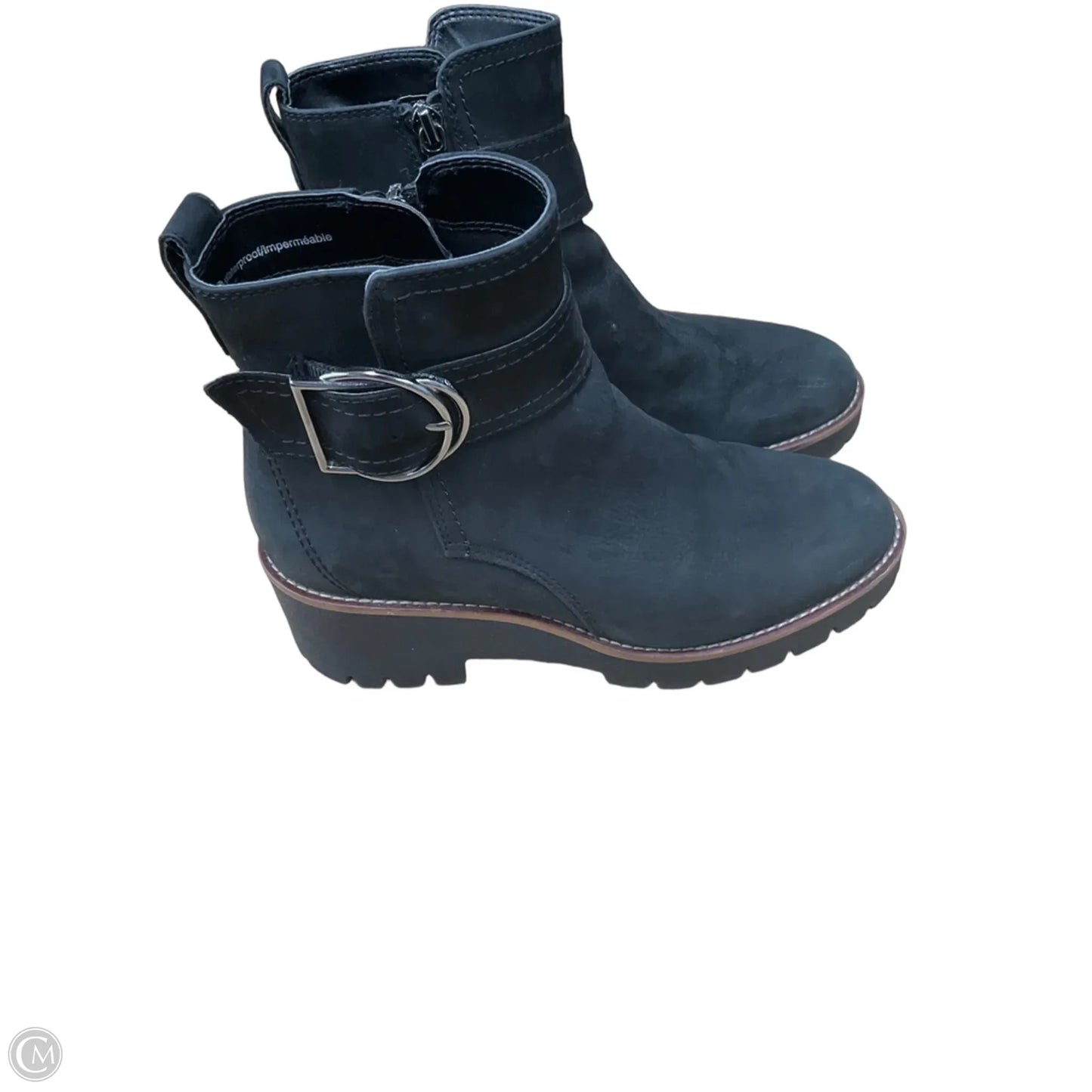 Boots Ankle Flats By Blondo In Black, Size: 7.5