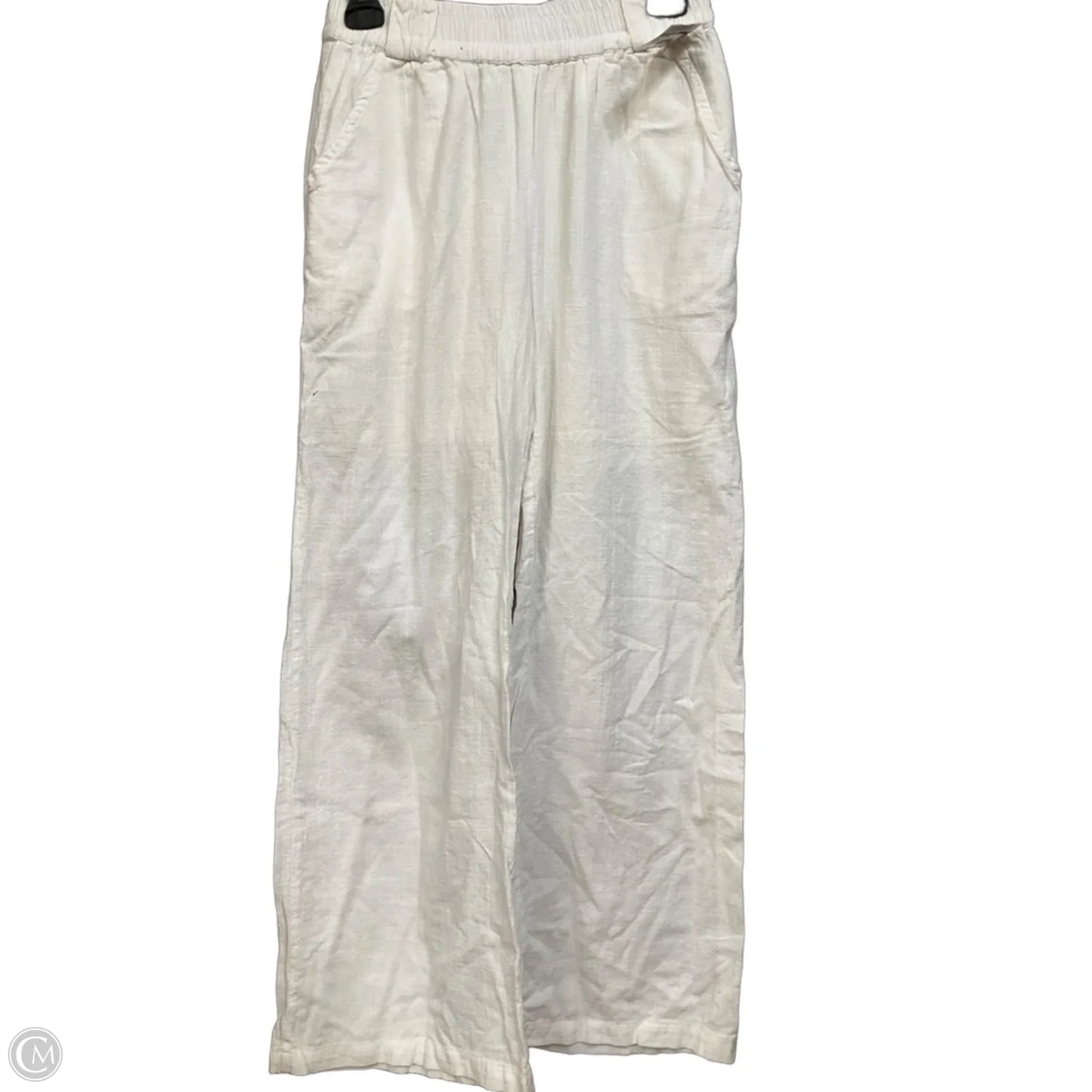 Pants Linen By Clothes Mentor In White, Size: 4