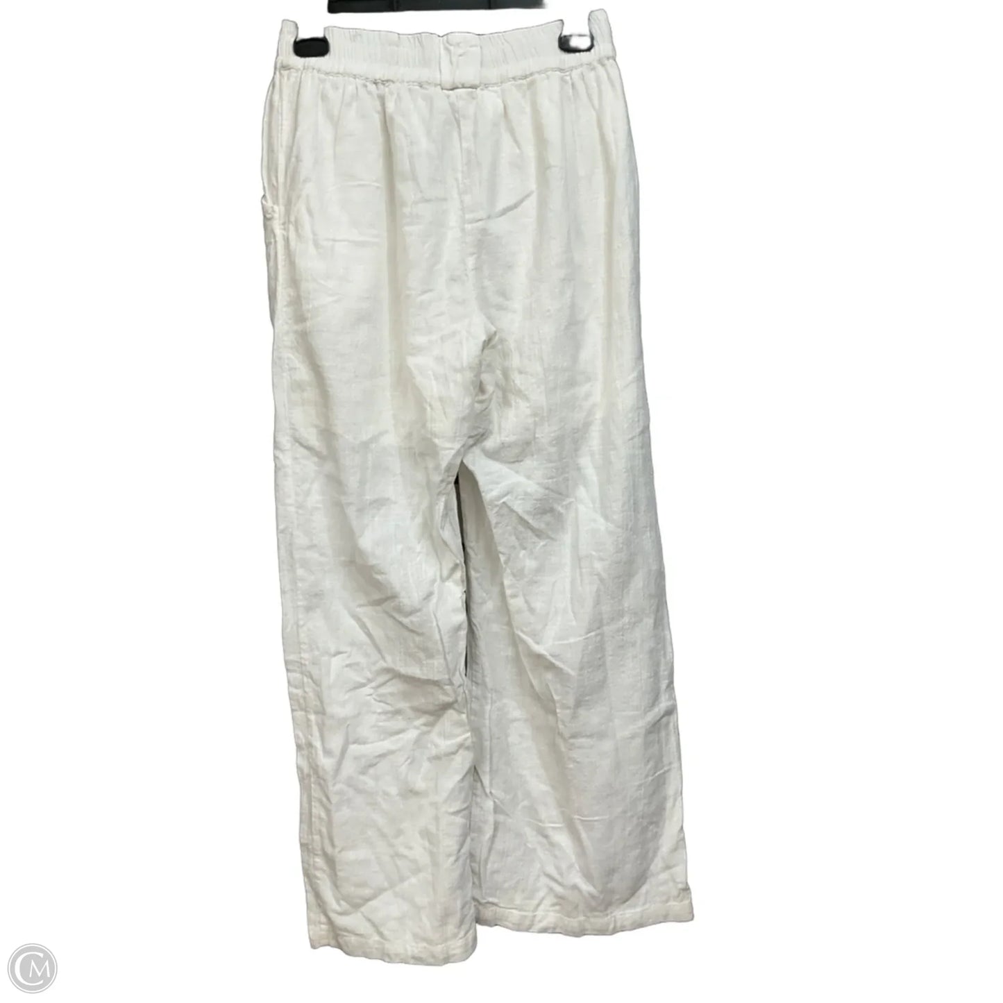 Pants Linen By Clothes Mentor In White, Size: 4