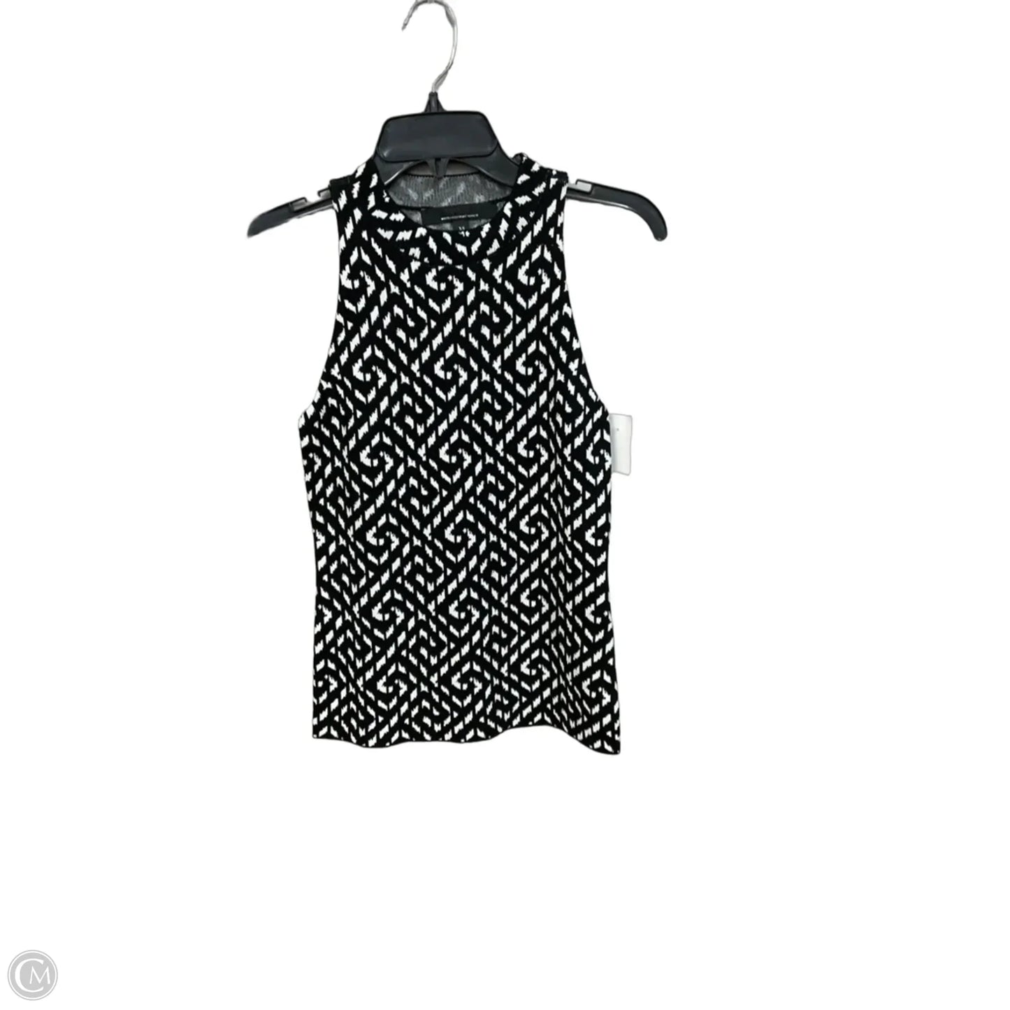 Top Sleeveless By White House Black Market In Black & White, Size: Xs