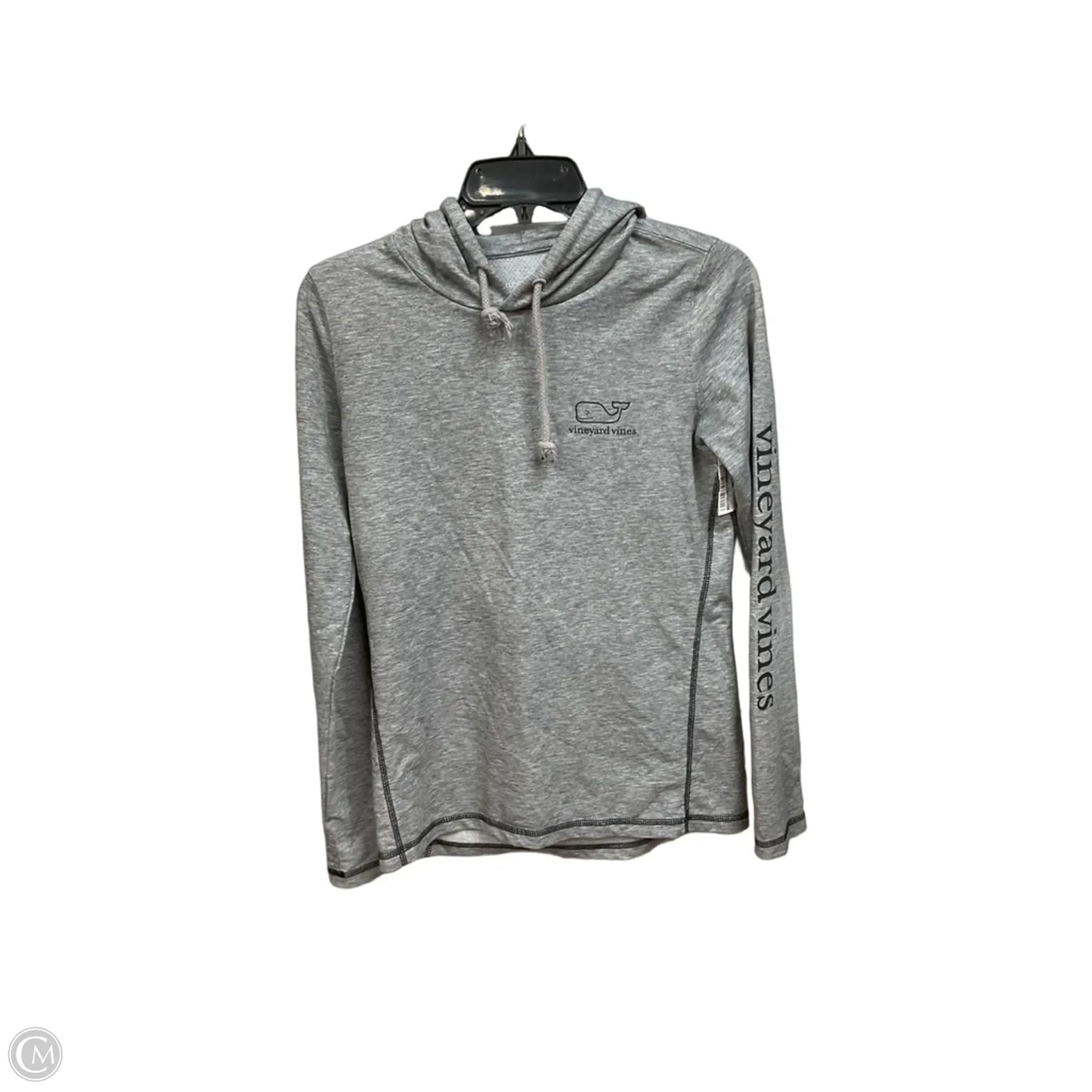 Athletic Top Long Sleeve Hoodie By Vineyard Vines In Grey, Size: Xs