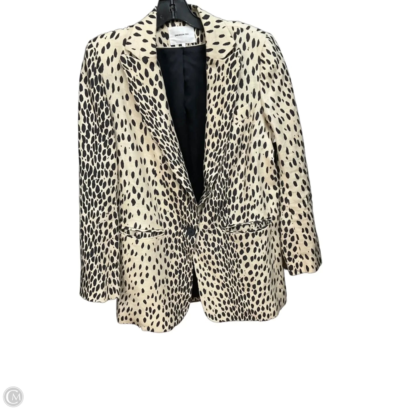 Blazer By Cma In Animal Print, Size: M