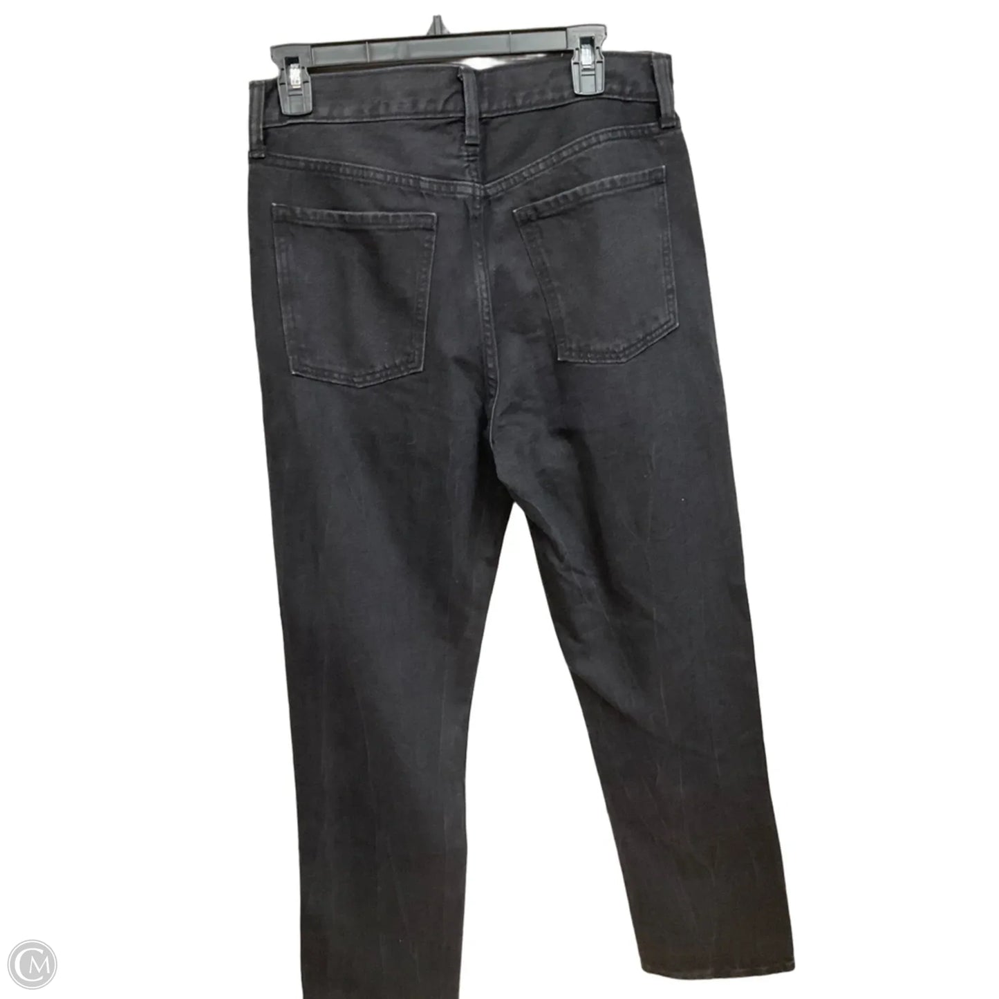 Jeans Straight By Old Navy In Black Denim, Size: 6