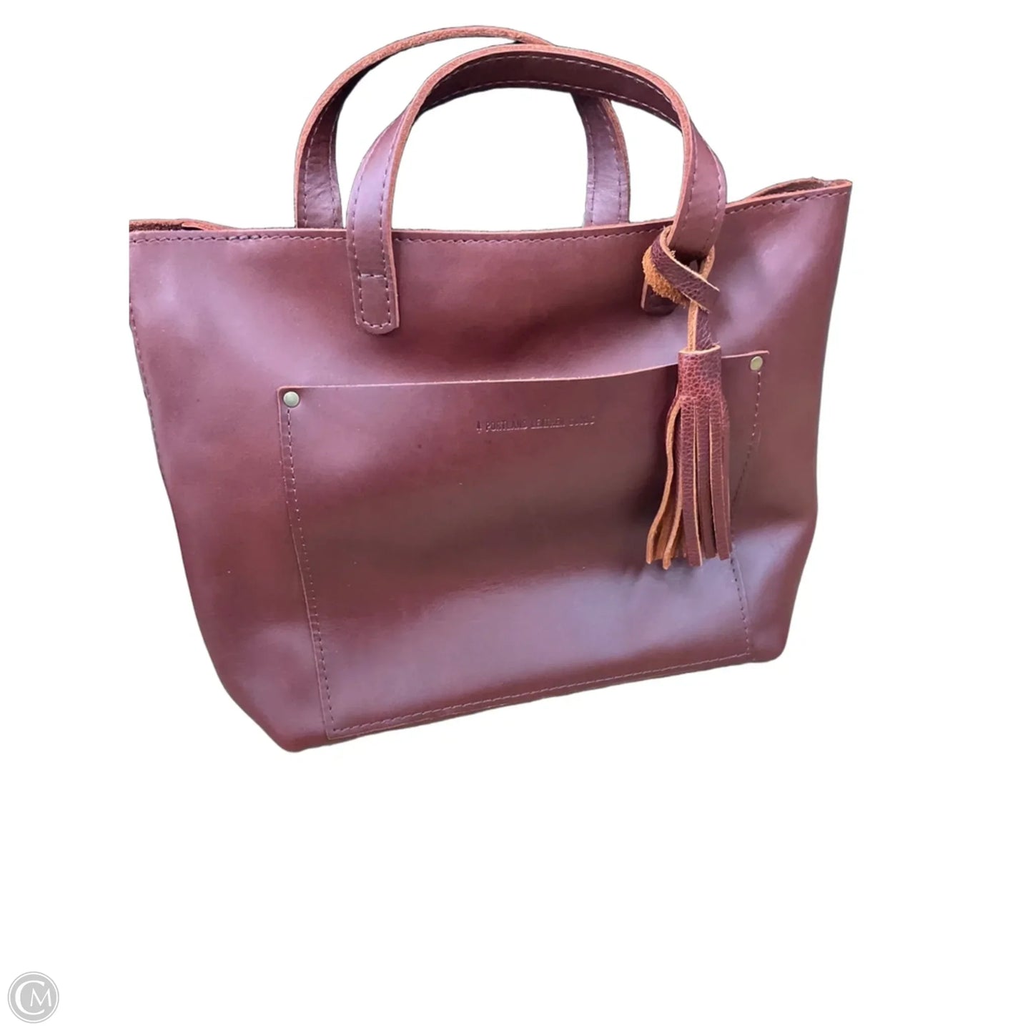 Crossbody Leather By Portland Leather, Size: Medium