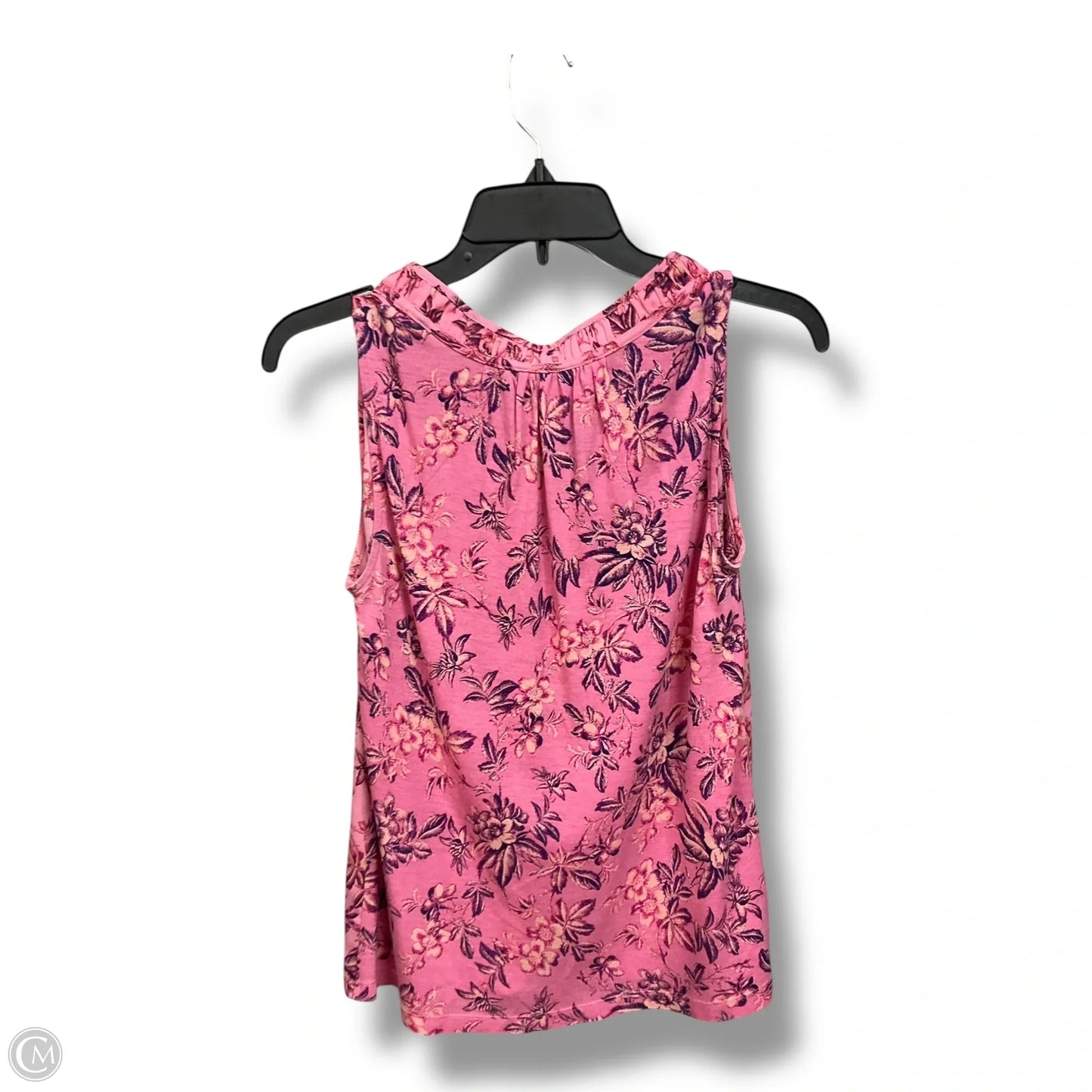 Top Sleeveless By Loft In Floral Print, Size: Xs