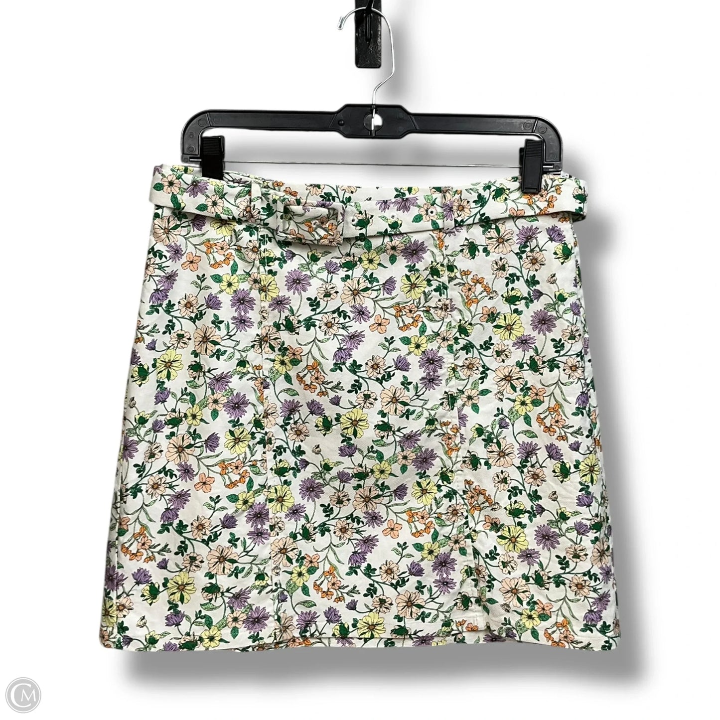 Skirt Mini & Short By Loft In Floral Print, Size: S