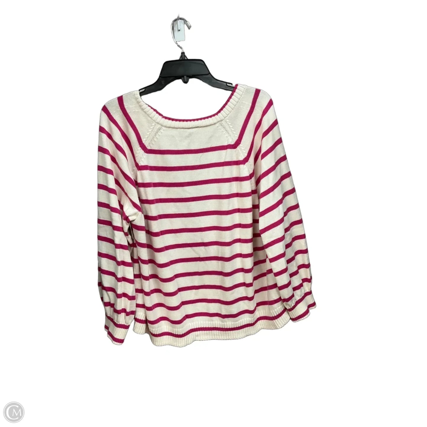 Cardigan By Talbots In Striped Pattern, Size: 3x