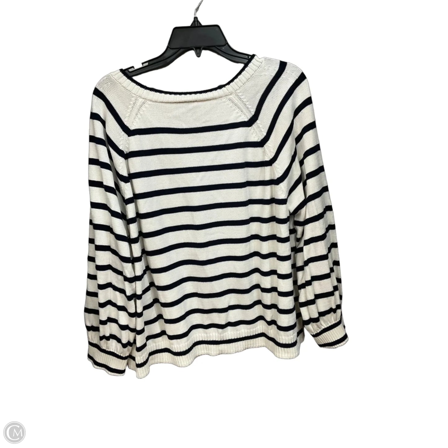 Cardigan By Talbots In Striped Pattern, Size: 3x