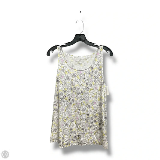 Top Short Sleeve Basic By Talbots In Tan, Size: L