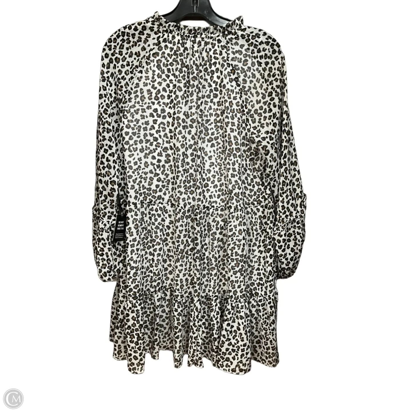 Dress Casual Short By Express In Animal Print, Size: M