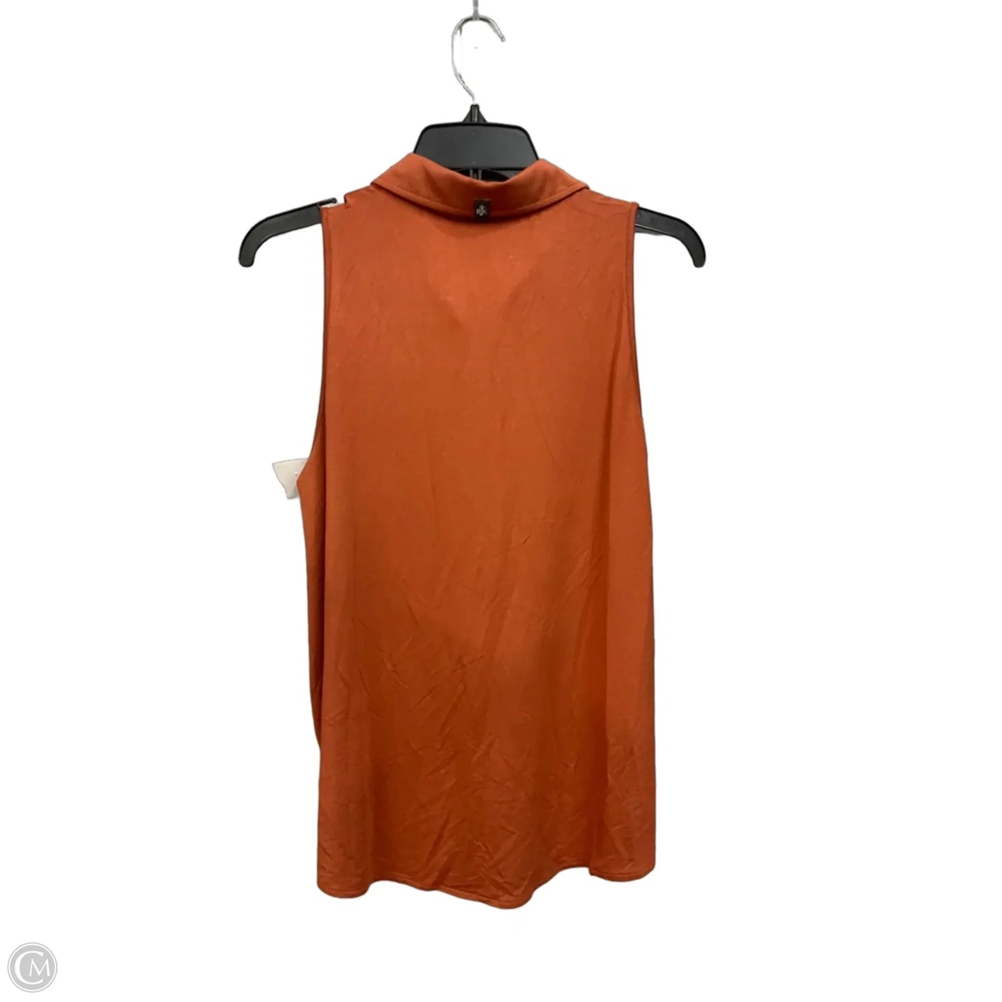 Top Sleeveless By Clothes Mentor In Orange, Size: M