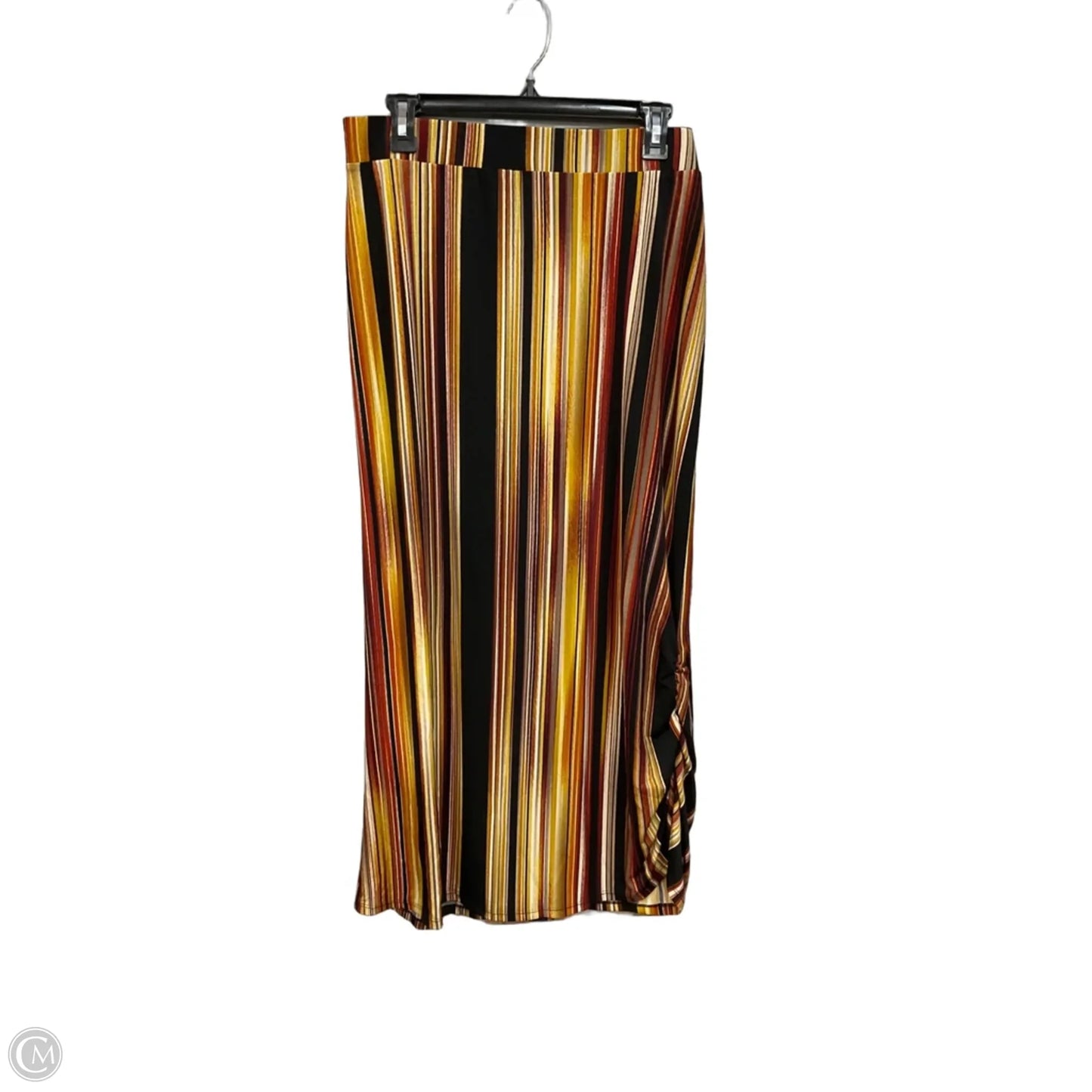 Skirt Maxi By Cato In Striped Pattern, Size: 12