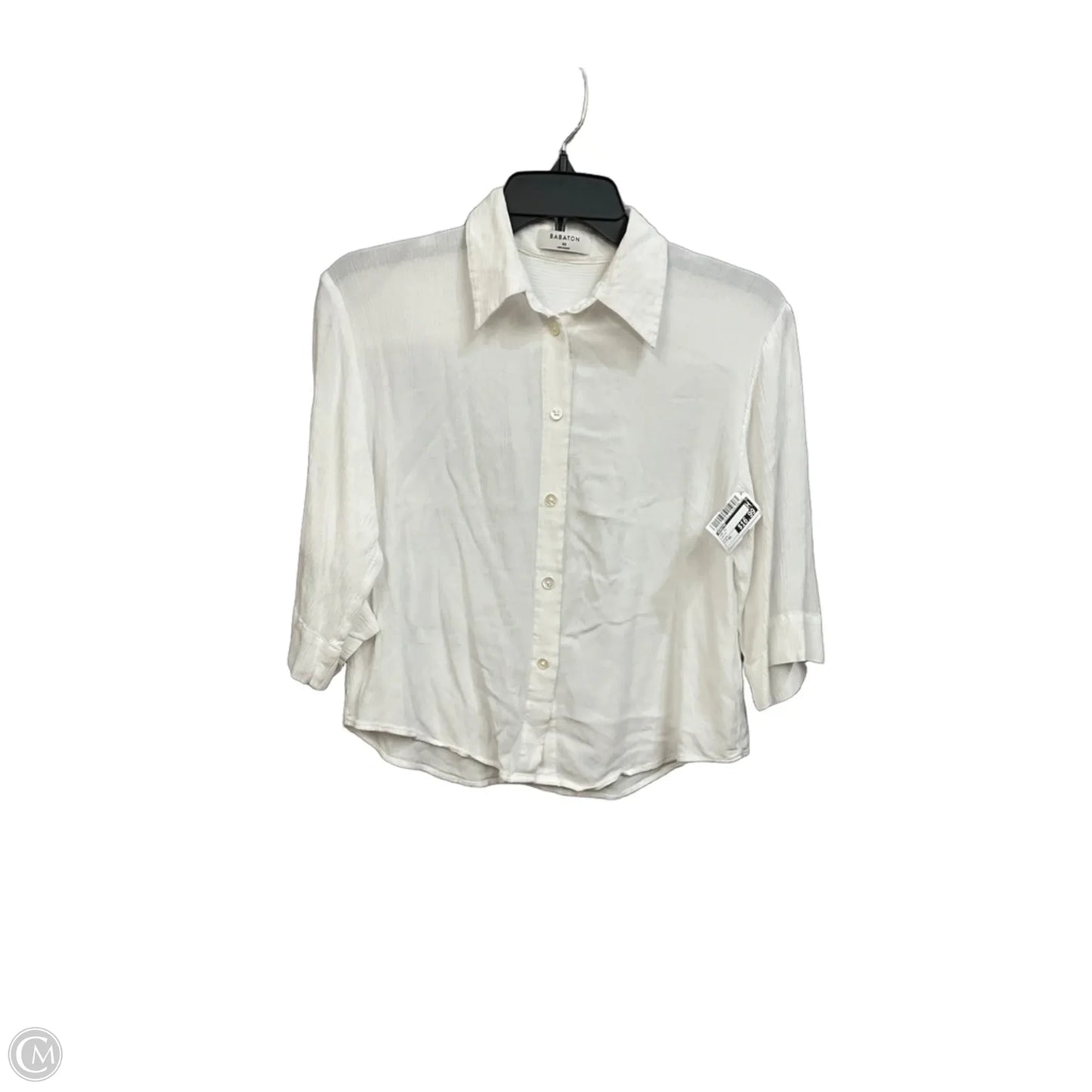 Top Short Sleeve By Babaton In White, Size: Xs