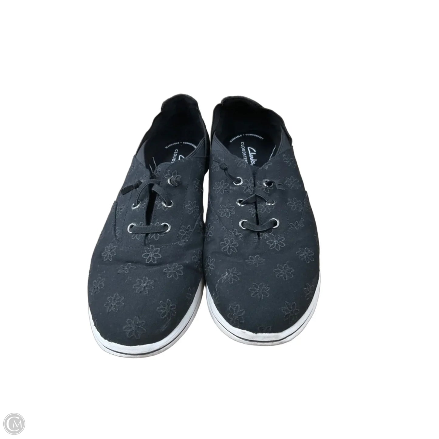 Shoes Flats By Clarks In Black, Size: 10