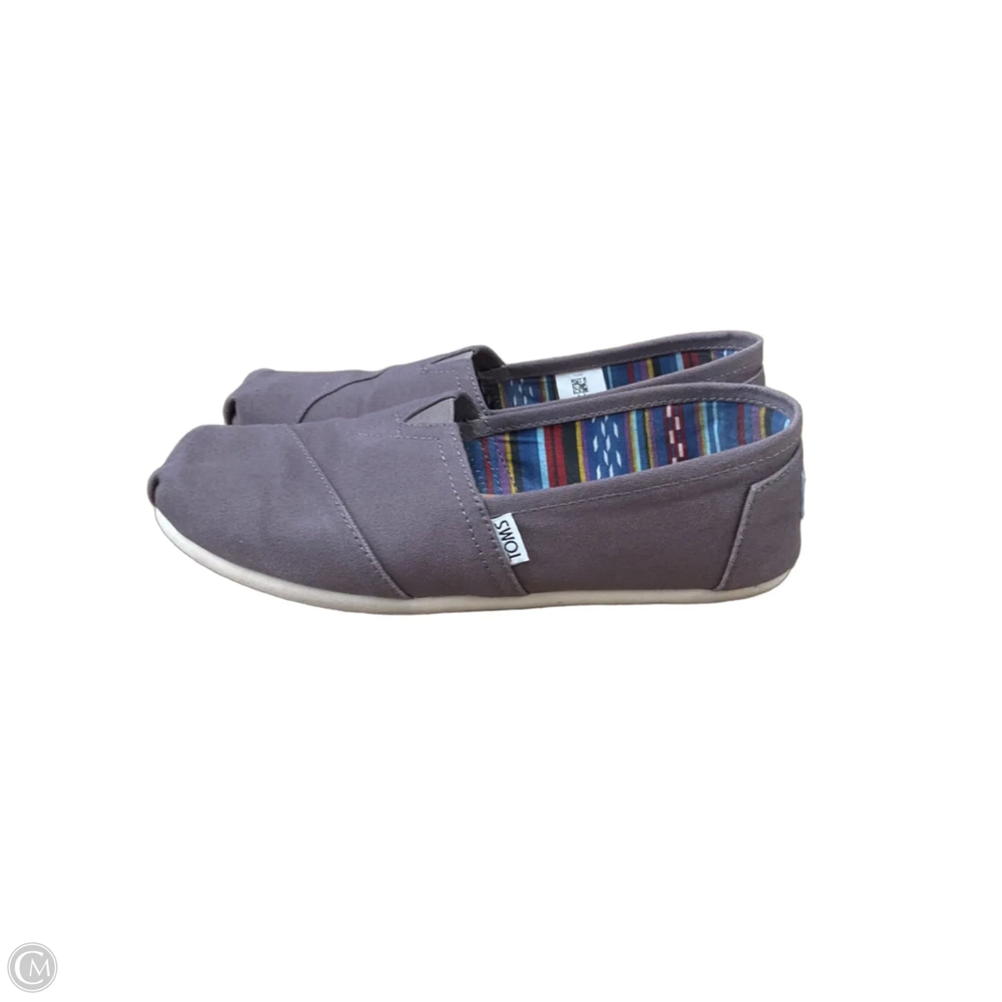 Shoes Flats By Toms In Purple, Size: 10