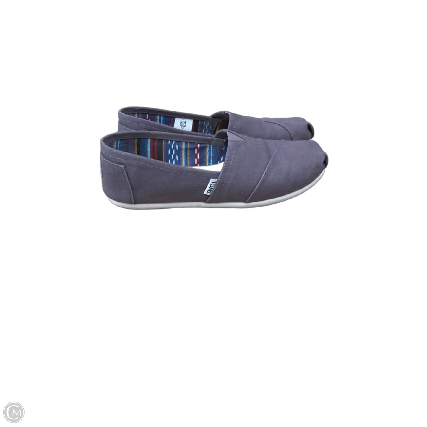 Shoes Flats By Toms In Purple, Size: 10